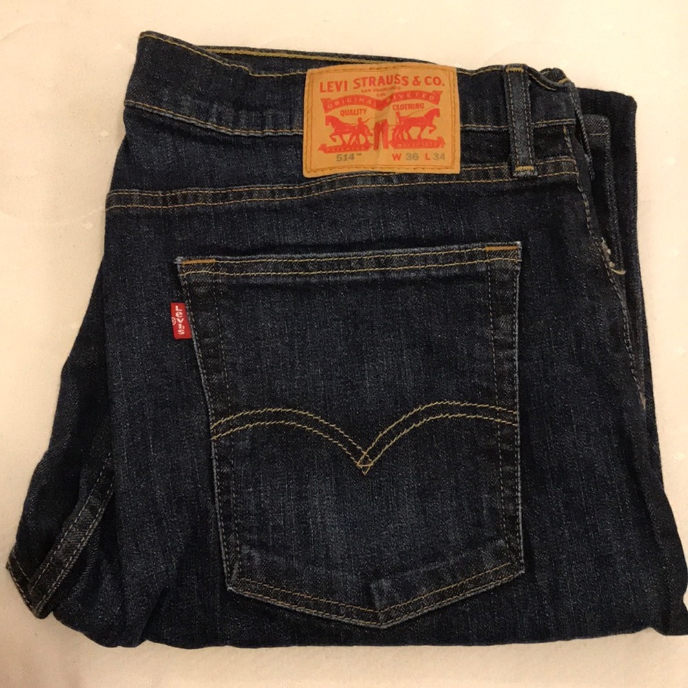 Men’s Levi Strauss 514 Jeans Size: W 36 L 34